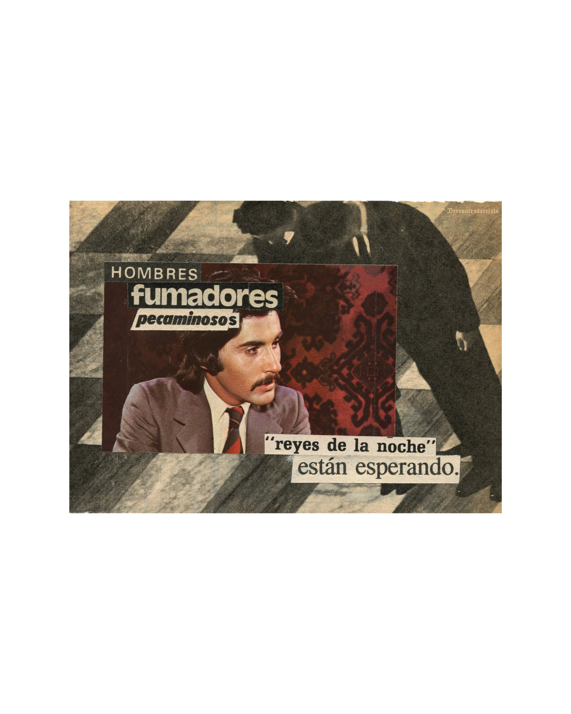 Print Hombres fumadores